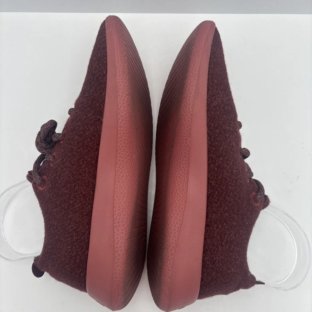 Allbirds Merino Wool Runners Walking‎ Shoes Burgundy Woman's Size W8